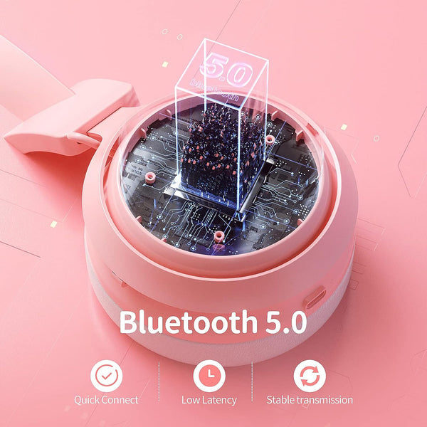 GS510 Cat Ears Headset - RGB Wireless 7.0 Sound
