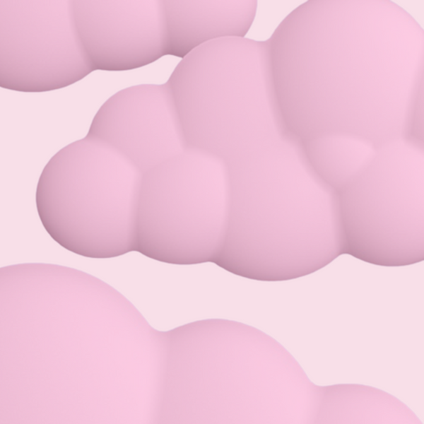 Pinky Clouds - Hand Wrist Rest