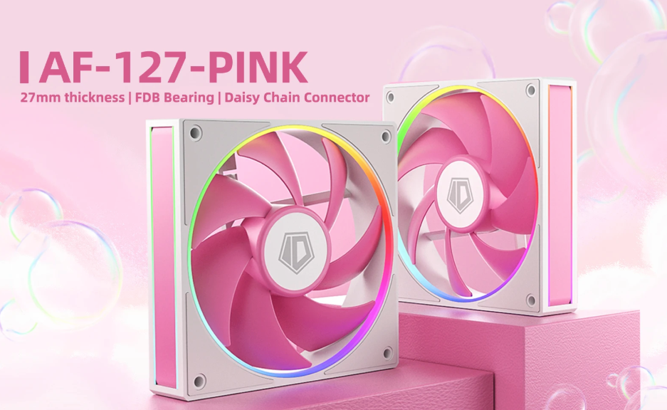 Pink Cooling PC Fan 💕 ARGB Temperature Controlled Fan | Pink Gaming
