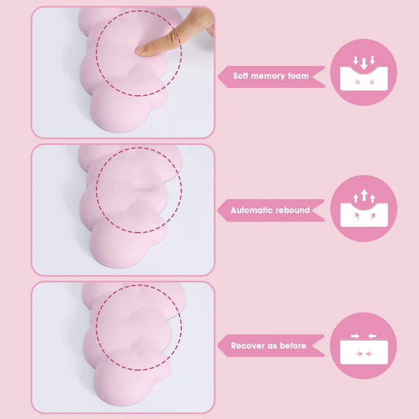 Pinky Clouds - Hand Wrist Rest