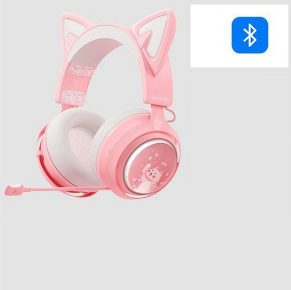 GS510 Cat Ears Headset - RGB Wireless 7.0 Sound