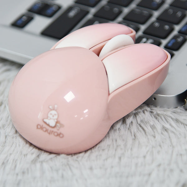 Pink Bunny Ears -  Wireless Mouse