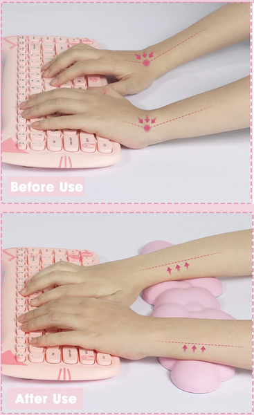 Pinky Clouds - Hand Wrist Rest