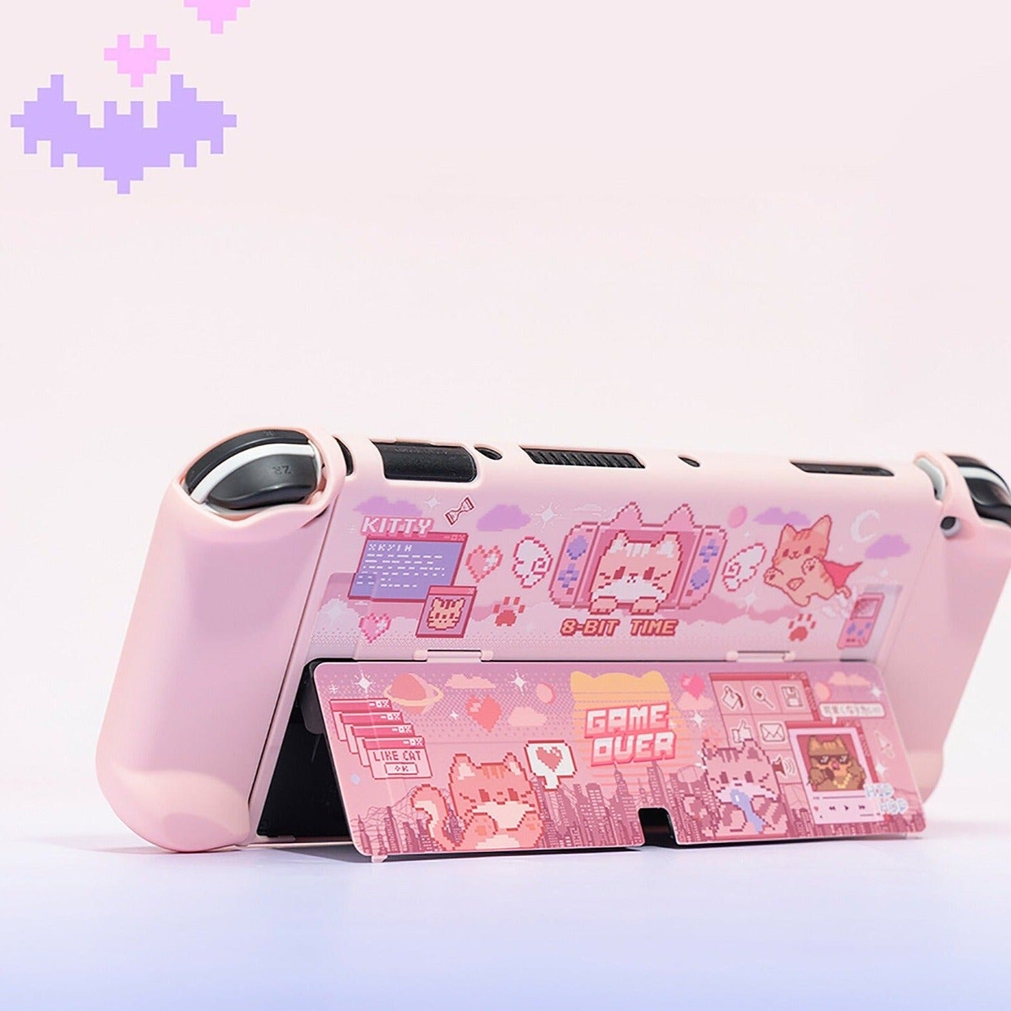 pink nintendo switch case