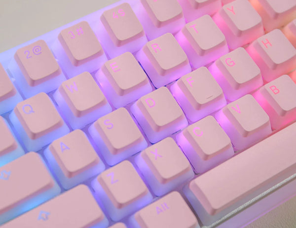 Pink PBT Keycaps