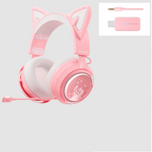 Load image into Gallery viewer, GS510 Cat Ears Headset - RGB Wireless 7.0 Sound
