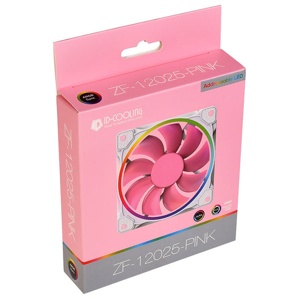 ARGB Temperature Controlled PC Fan - ID-Cooling ZF-12025