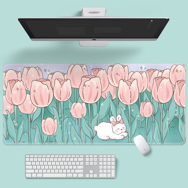 Cuties in Garden - Super Cute Cartoon Mouse Pad