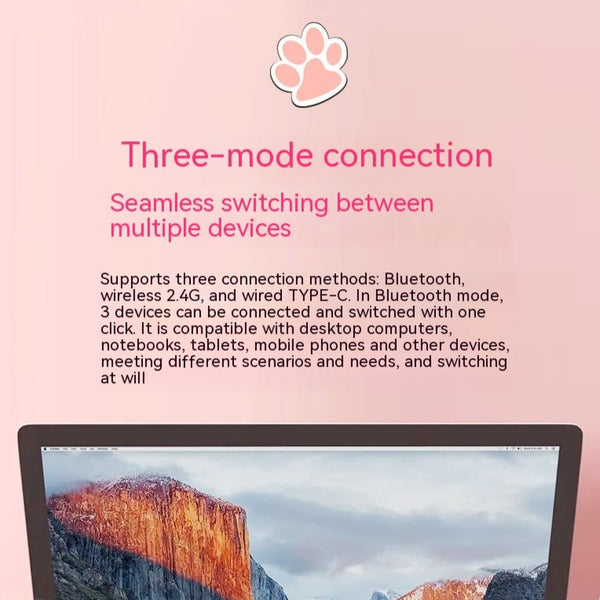 Kitty Wireless Mechanical Keyboard