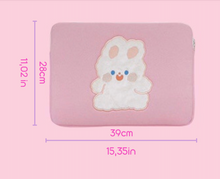Load image into Gallery viewer, Tablet, iPad Storage Bag - Cute Rabbit
