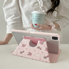 Load image into Gallery viewer, Floral Pink iPad Case

