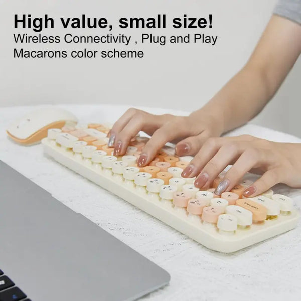 MOFII Macaron 2.4G Wireless Keyboard And Mouse Set