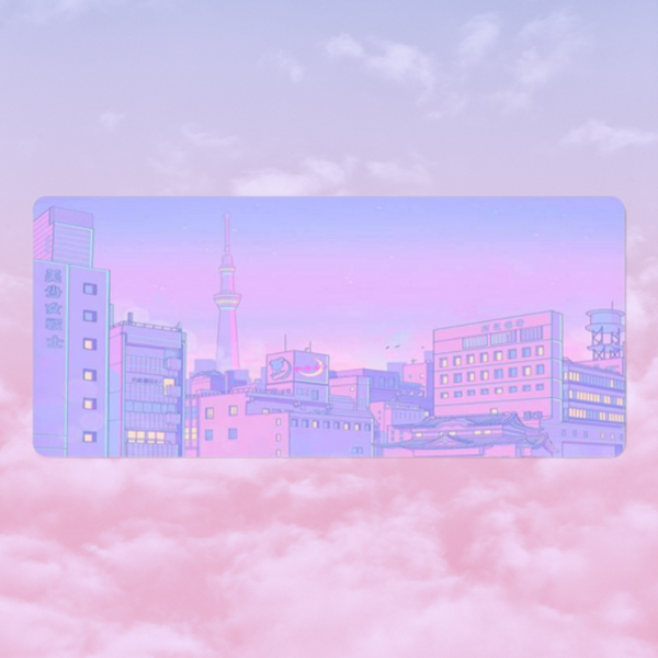 Pink Gaming X Owakita - Gaming Desk Mats