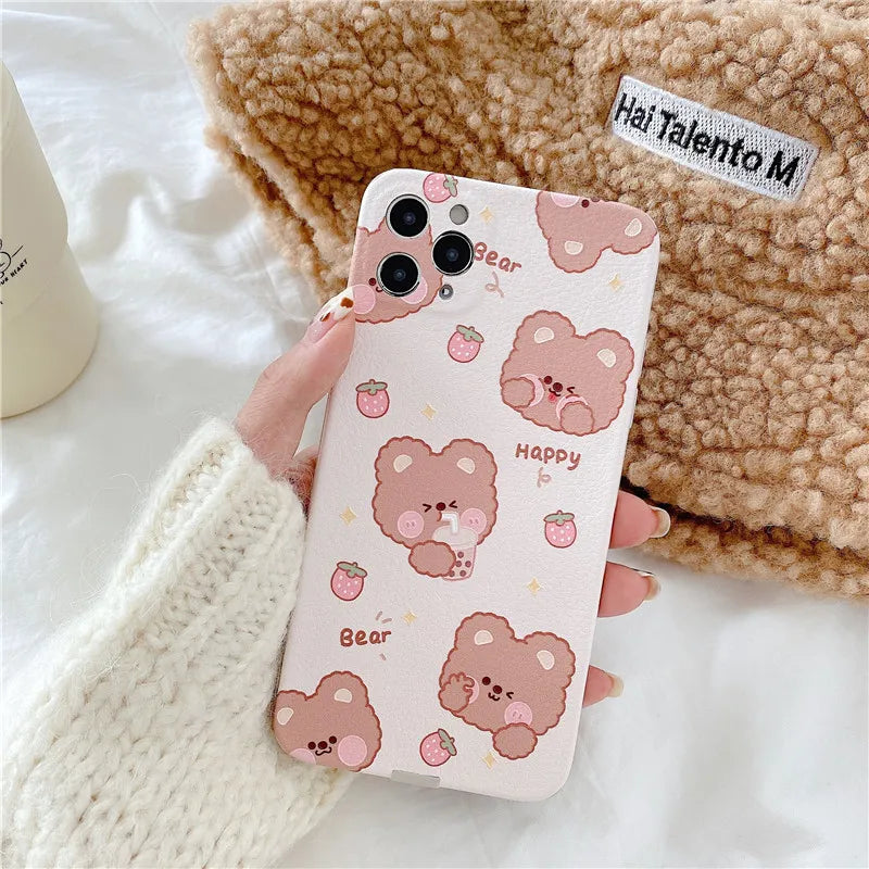 Happy Bear - iPhone Case