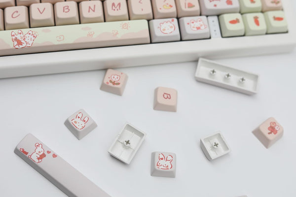 Spring Bunnies - Juego de 66 teclas MDA de PBT