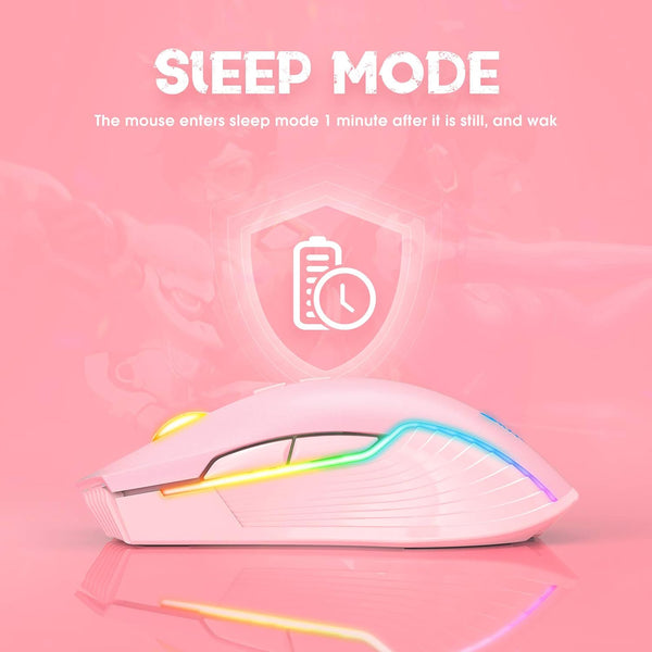 CW905 - Pink Wireless Gaming Mouse