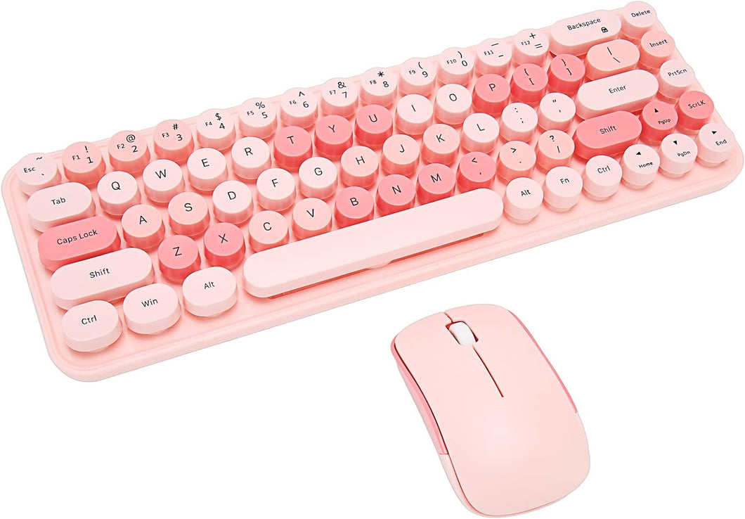 Macaron Wireless Keyboard And Mouse Set