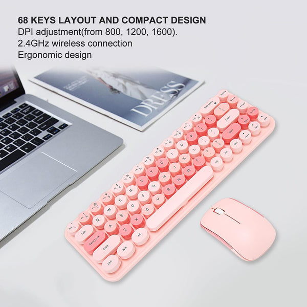 MOFII Macaron 2.4G Wireless Keyboard And Mouse Set
