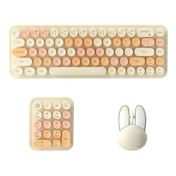 MOFII Cherry Portable Wireless Keyboard And Mouse Three-piece Suit