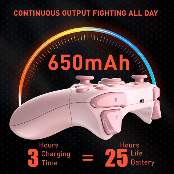 Pinky Bunny Controller - Dareu H101x - Nintendo Switch, PC & Android Controller