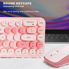 Load image into Gallery viewer, Macaron Wireless Keyboard And Mouse Set
