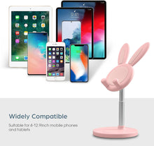 Cargar imagen en el visor de la galería, Soporte para móvil o tablet - Pink Rabbit
