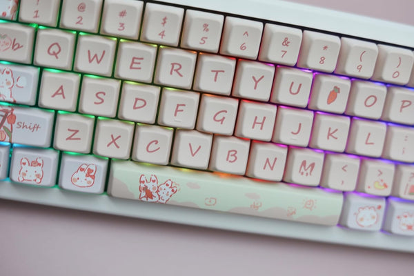 Spring Bunnies - Juego de 66 teclas MDA de PBT