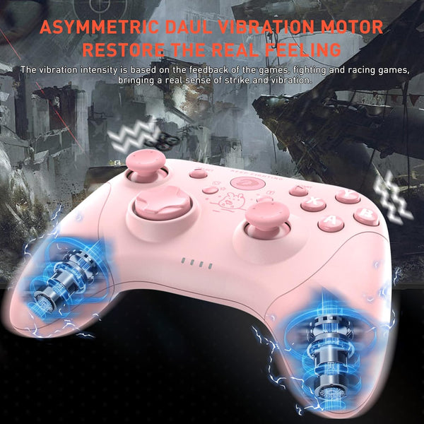 Pinky Bunny Controller - Dareu H101x - Nintendo Switch, PC & Android Controller
