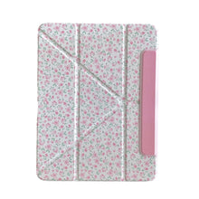 Cargar imagen en el visor de la galería, Funda Protectora Floral Rosa para iPad y Ranura para Apple Pen
