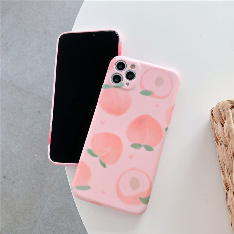 Peachy Paradise and Strawberry Fields - iPhone Case