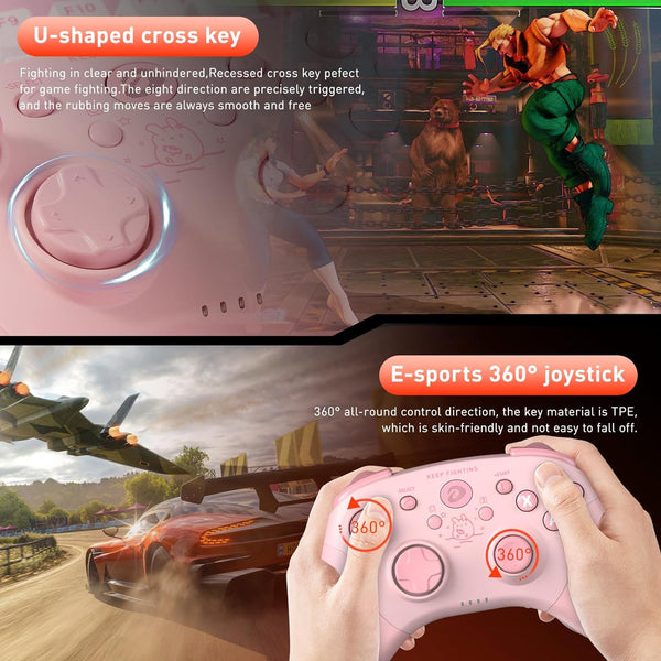 Pinky Bunny Controller - Dareu H101x - Nintendo Switch, PC & Android Controller