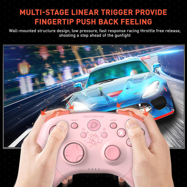Pinky Bunny Controller - Dareu H101x - Nintendo Switch, PC & Android Controller