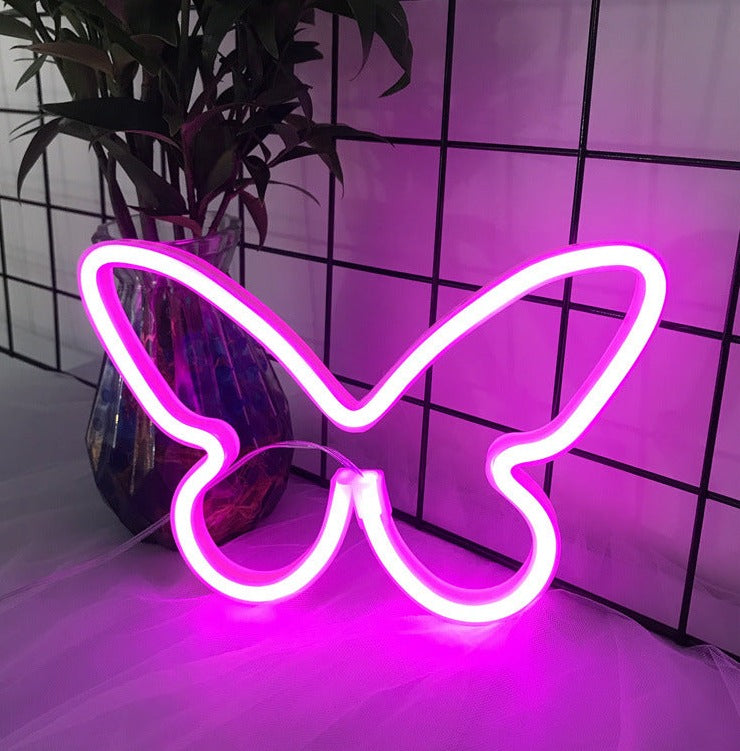 LED Light - Pink Butterfly
