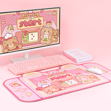 Load image into Gallery viewer, Desk Mat - Pinky Bear Bakery
