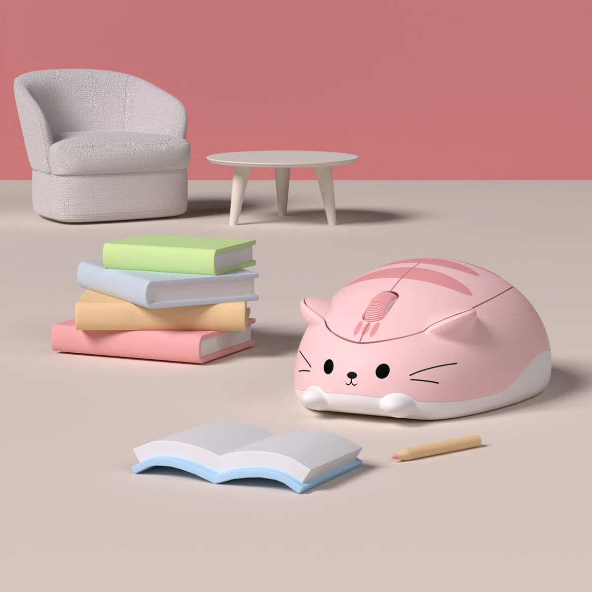 Pink Magic Mouse Pink Mouse 🐭 Cute Pink Mouse | Pink Gaming