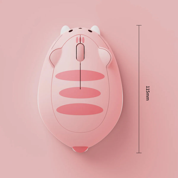 Pink Wireless Cat Mouse