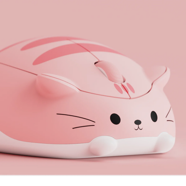 Pink Wireless Cat Mouse