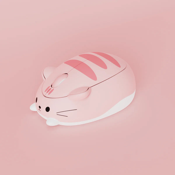 Pink Wireless Cat Mouse
