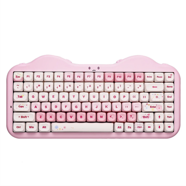 Pink & White 75% Hot Swap - RGB Wireless Mechanical Gaming Keyboard