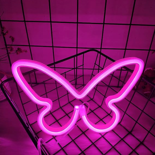 LED Light - Pink Butterfly