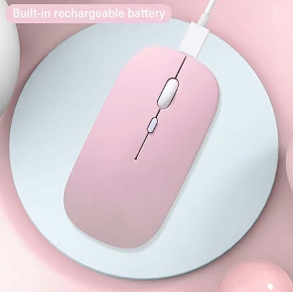 Macaron Pink Wireless Mouse