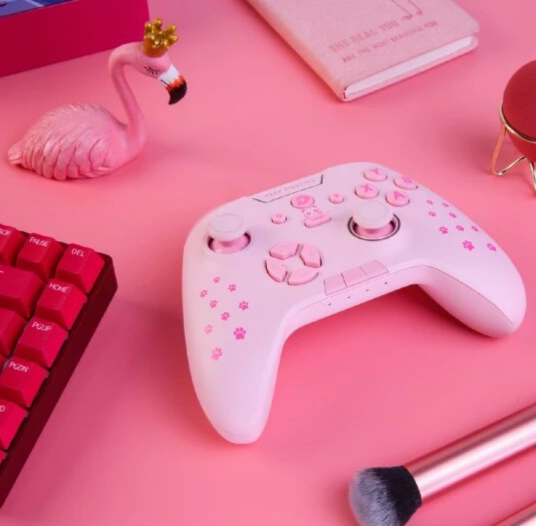 Pink Kitty Paws - Dareu H105 - New Wireless Bluetooth Game Controller