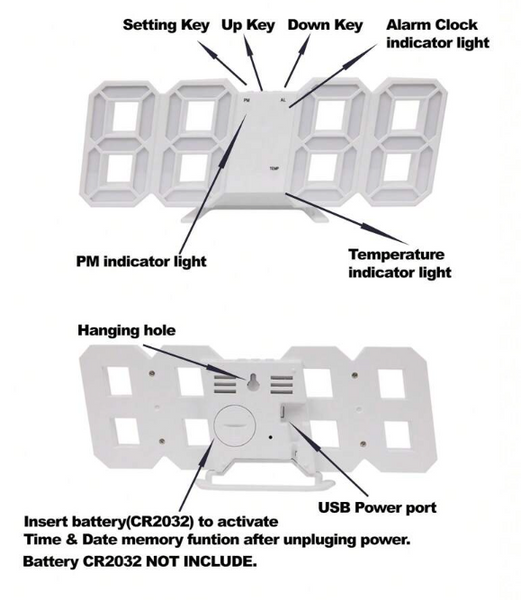 3D Digital Clock