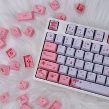 Load image into Gallery viewer, Sakura Keycaps OEM Height Five-sided Sublimation
