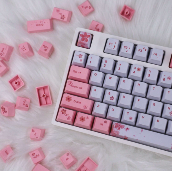 Sakura Keycaps OEM Height Five-sided Sublimation