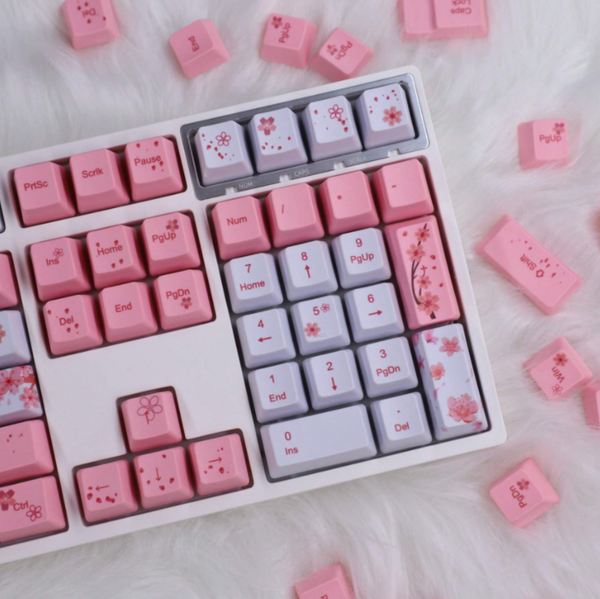 Sakura Keycaps OEM Height Five-sided Sublimation