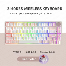 Load image into Gallery viewer, AK82 Three-Mode Mechanical Keyboard
