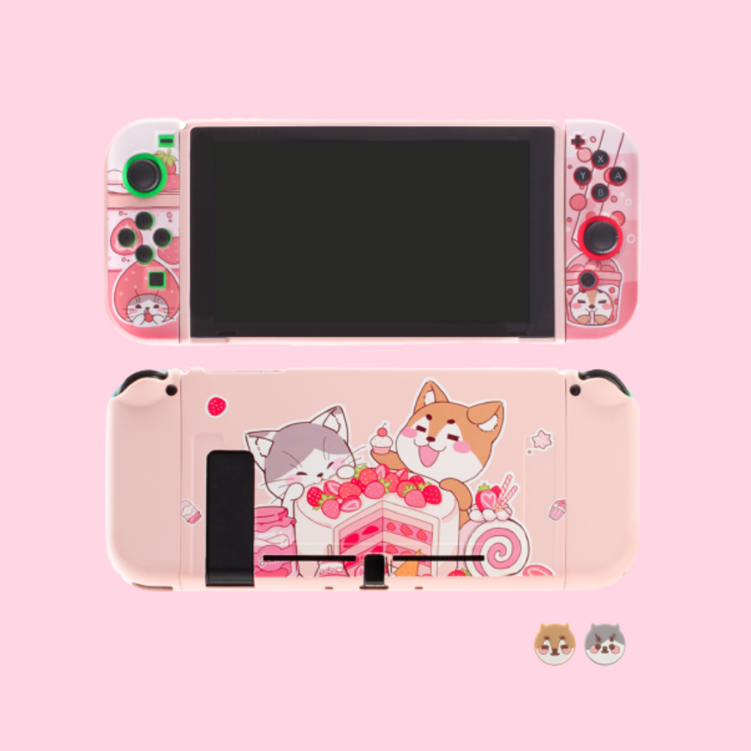 Kitten and Puppy Nintendo Switch, LITE and OLED Protective Case