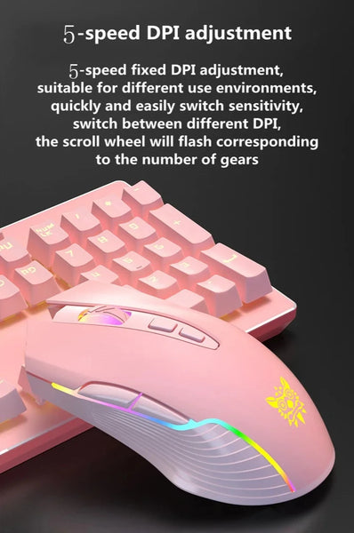 CW905 - Pink Wireless Gaming Mouse