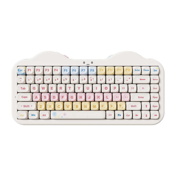 Pink & White 75% Hot Swap - RGB Wireless Mechanical Gaming Keyboard